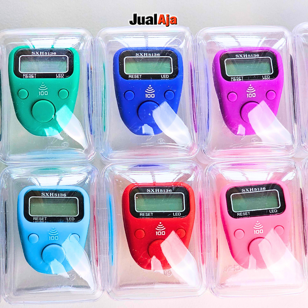Tasbih Digital Gaza Alarm Cantik Kelipatan 100 Lucu LED Suvenir Umroh