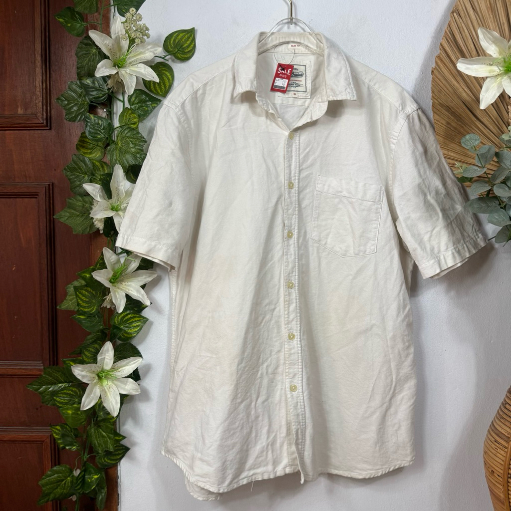 Kemeja Putih pria Ezio Premium