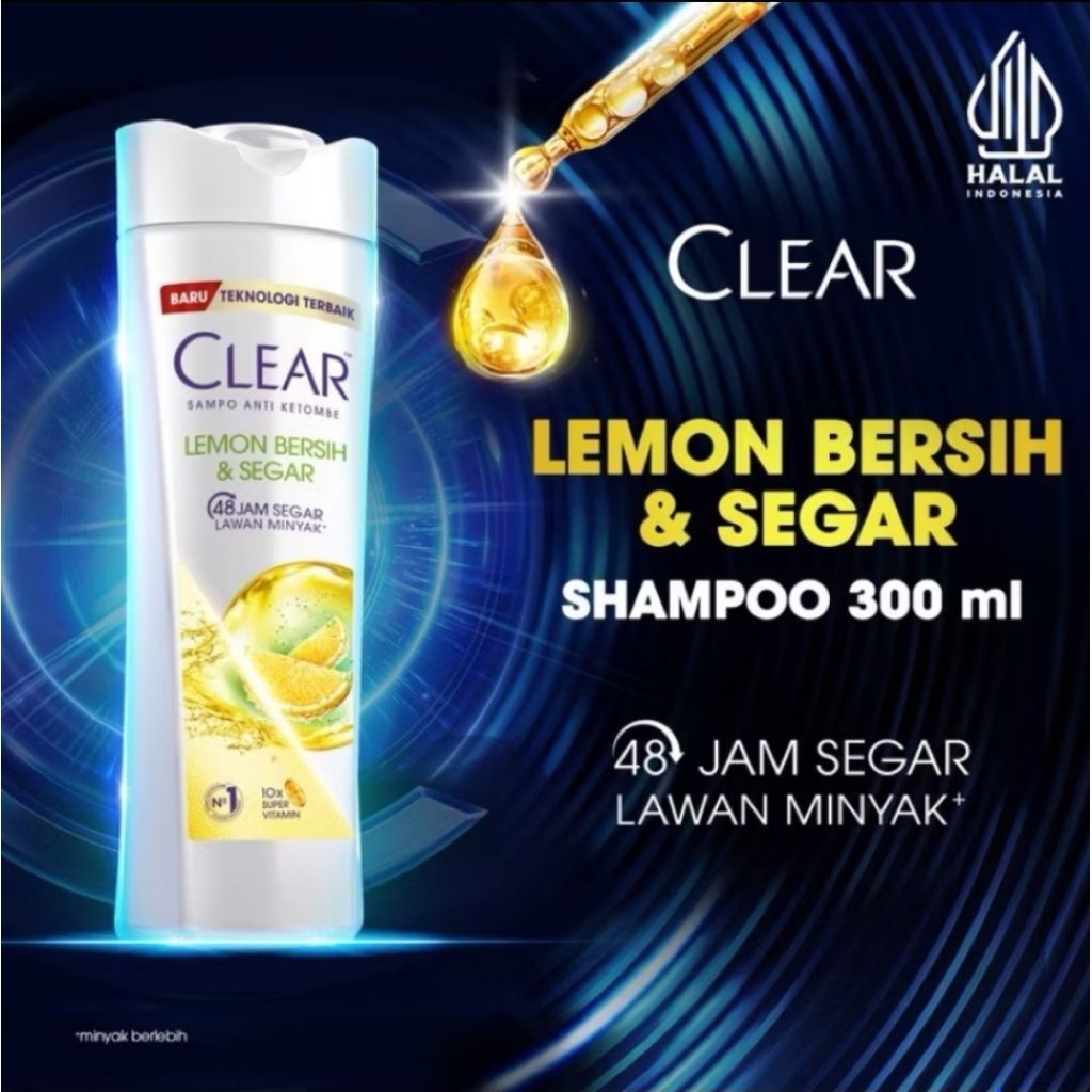 shampoo clear lemon 300 ml