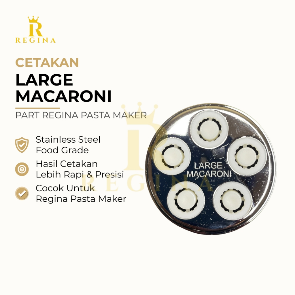 Part Cetakan Large Macaroni Regina Pasta Maker Original Italy Cetakan Makaroni