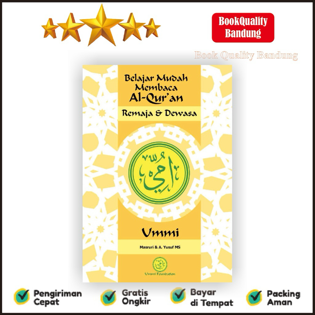 Buku cara cepat Membaca alquran Metode ummi Remaja dan Dewasa