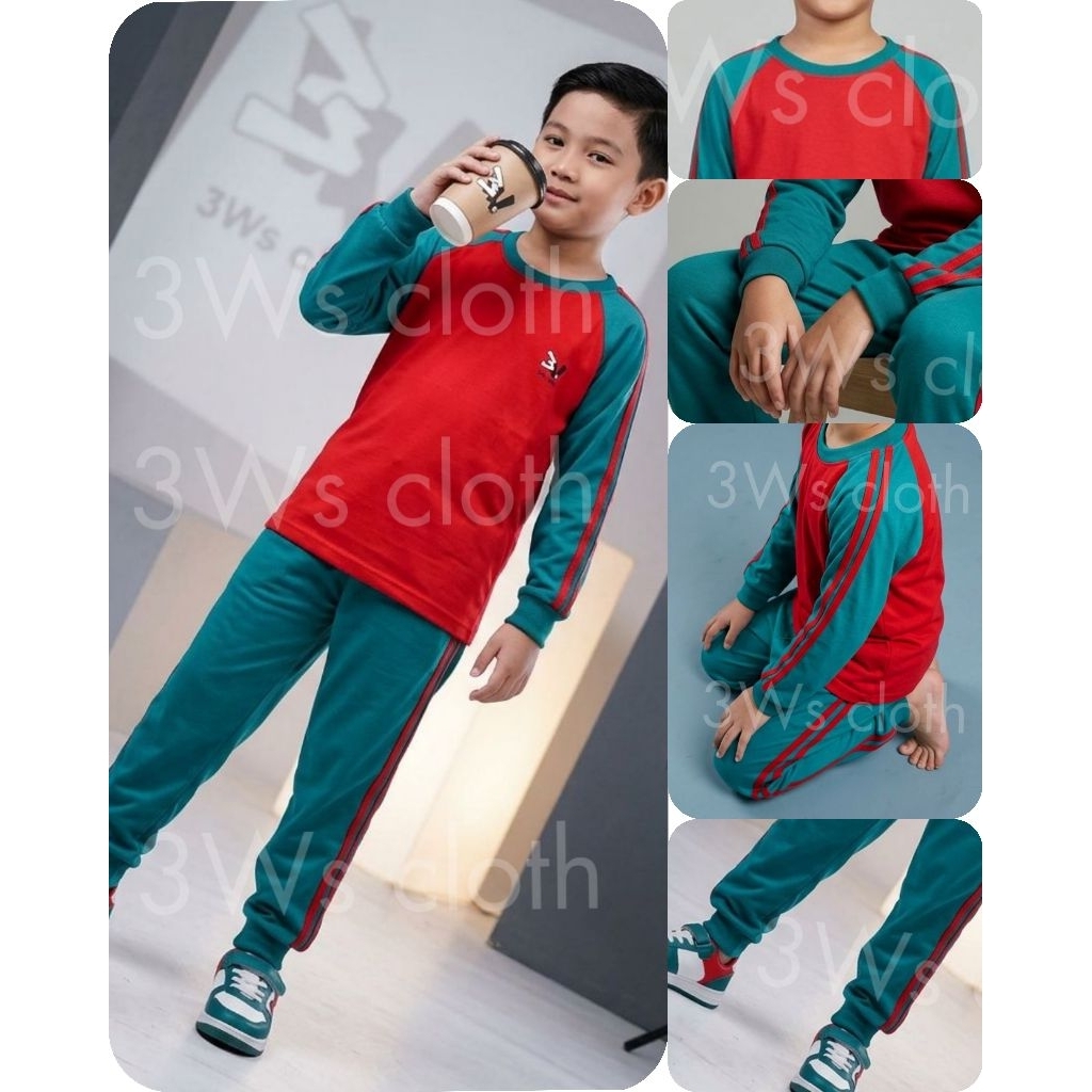 BAJU KAOS OLAHRAGA SD MI | SETELAN OLAHRAGA SD | SERAGAM OLAHRAGA SD TOSKA MERAH