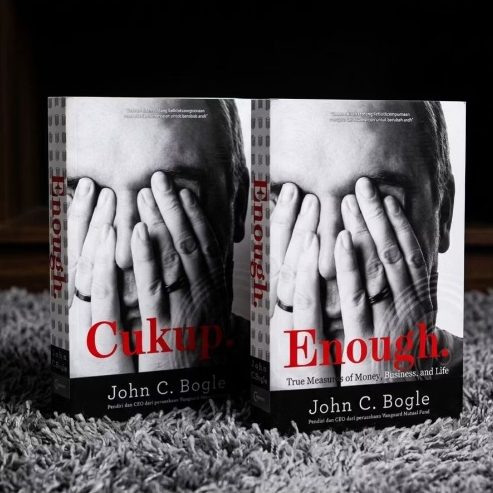 Buku Enough." oleh John C. Bogle.