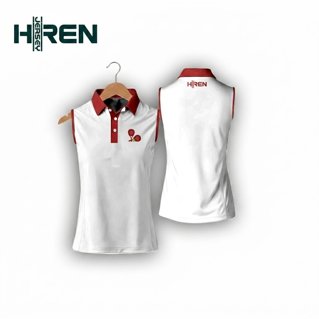 JERSEY PADEL | JERSEY PADEL CUSTOM SATUAN | BAJU PADEL PRINTING | DESIGN BEBAS NAMA DAN LOGO | DRYFI