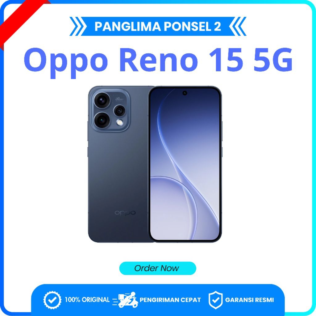 Oppo Reno 15 5G Ram 8GB Rom 256GB Original Garansi Resmi