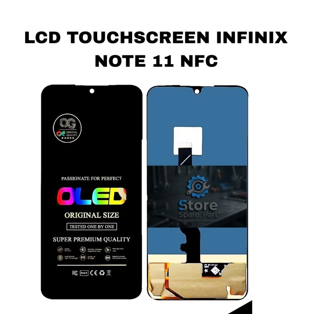 LCD TOUCHSCREEN INFINIX NOTE 11 NFC OLED/AMOLED ORIGINAL FULLSET