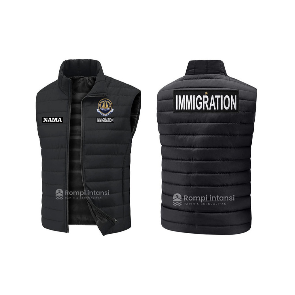 ROMPI IMIGRASI GELEMBUNG PREMIUM FULL BORDIR | VEST IMIGRATION FULL BORDIR