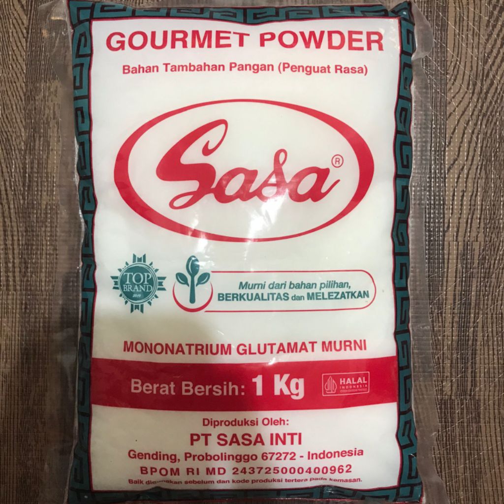Sasa MSG 1 KG / Micin 1000g - Bumbu Bahan Penguat Penyedap Rasa