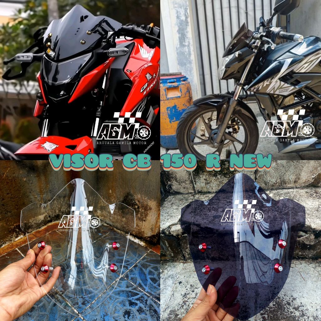VISOR CB 150 R NEW/OLD WINDSHIELD HONDA CB 150 R PLUS BAUT VARIASI