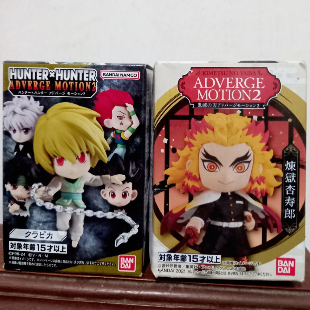 Figure Adverge Motion Kurapika & Rengoku original Bandai