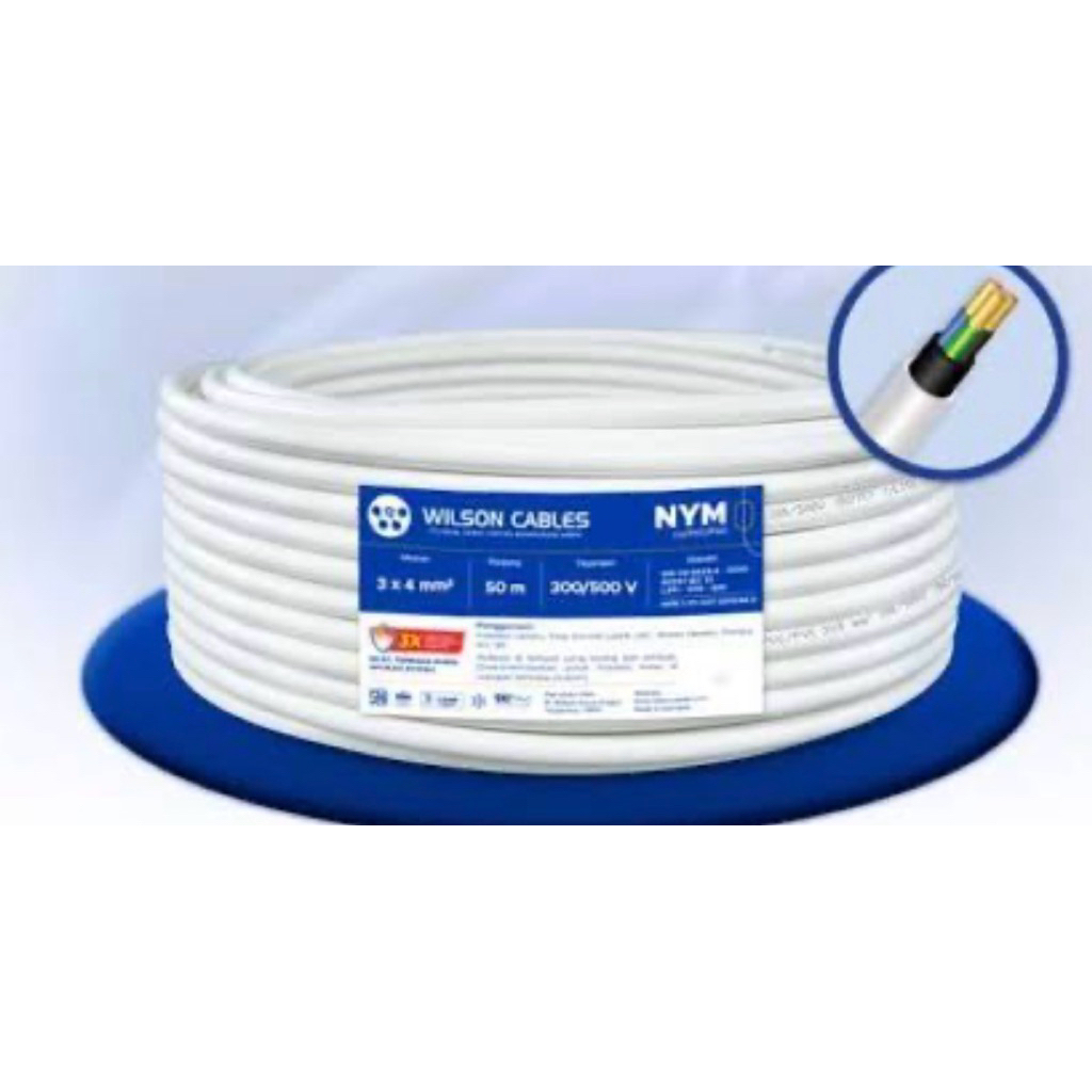 Kabel NYM 3x4 merk wilson
