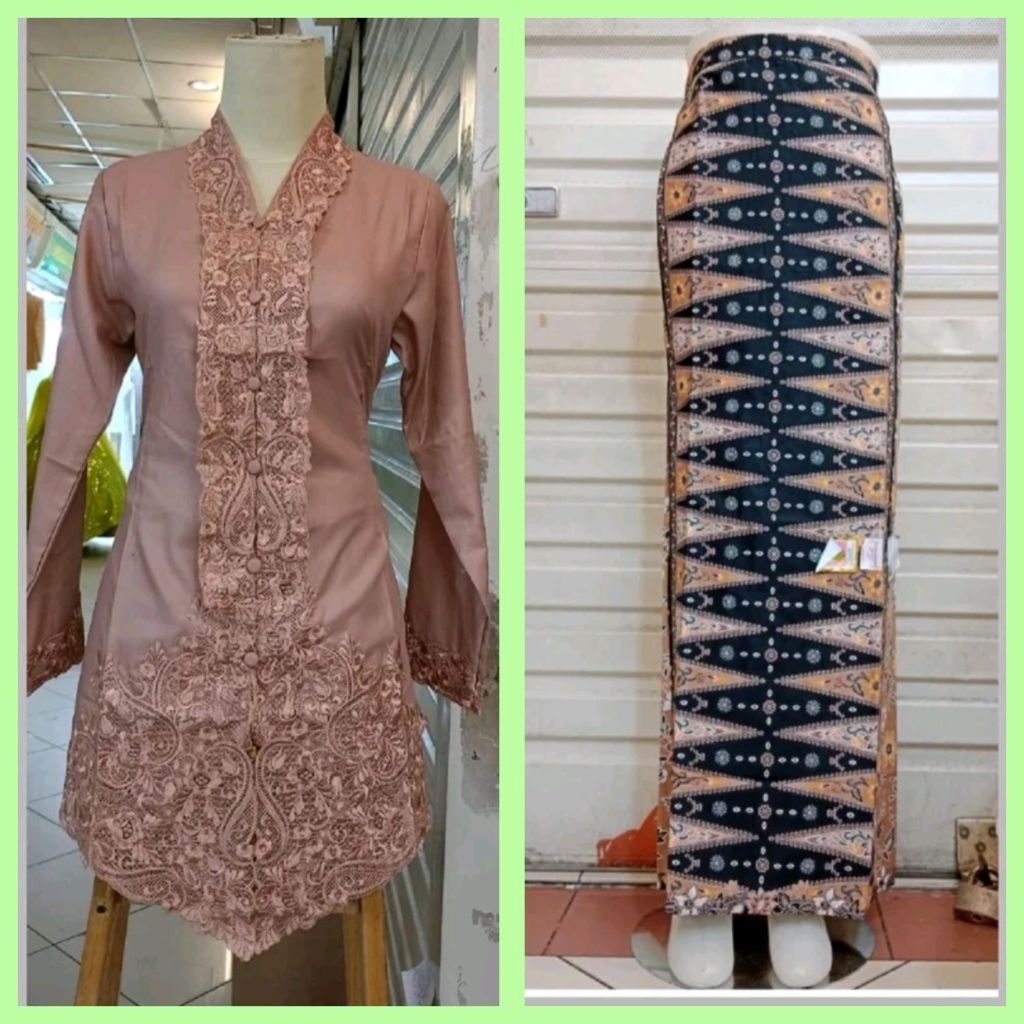 (JUMBO) KEBAYA ENCIM BORDIR LENGAN PANJANG // BIG SIZE KEBAYA ENCIM JUMBO // KEBAYA ENCIM POLOS BORD
