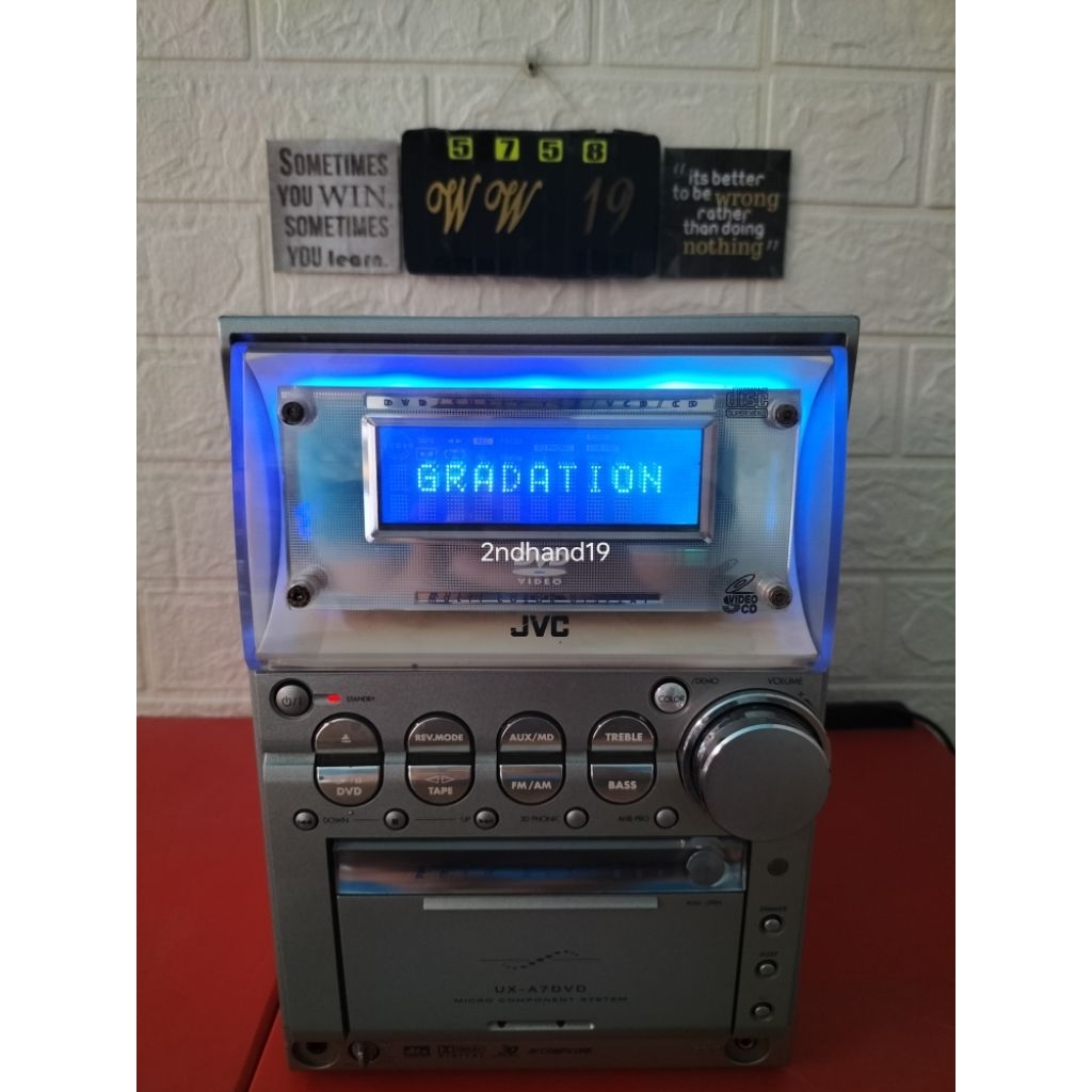 Head Mini Hifi Compo JVC Bekas second
