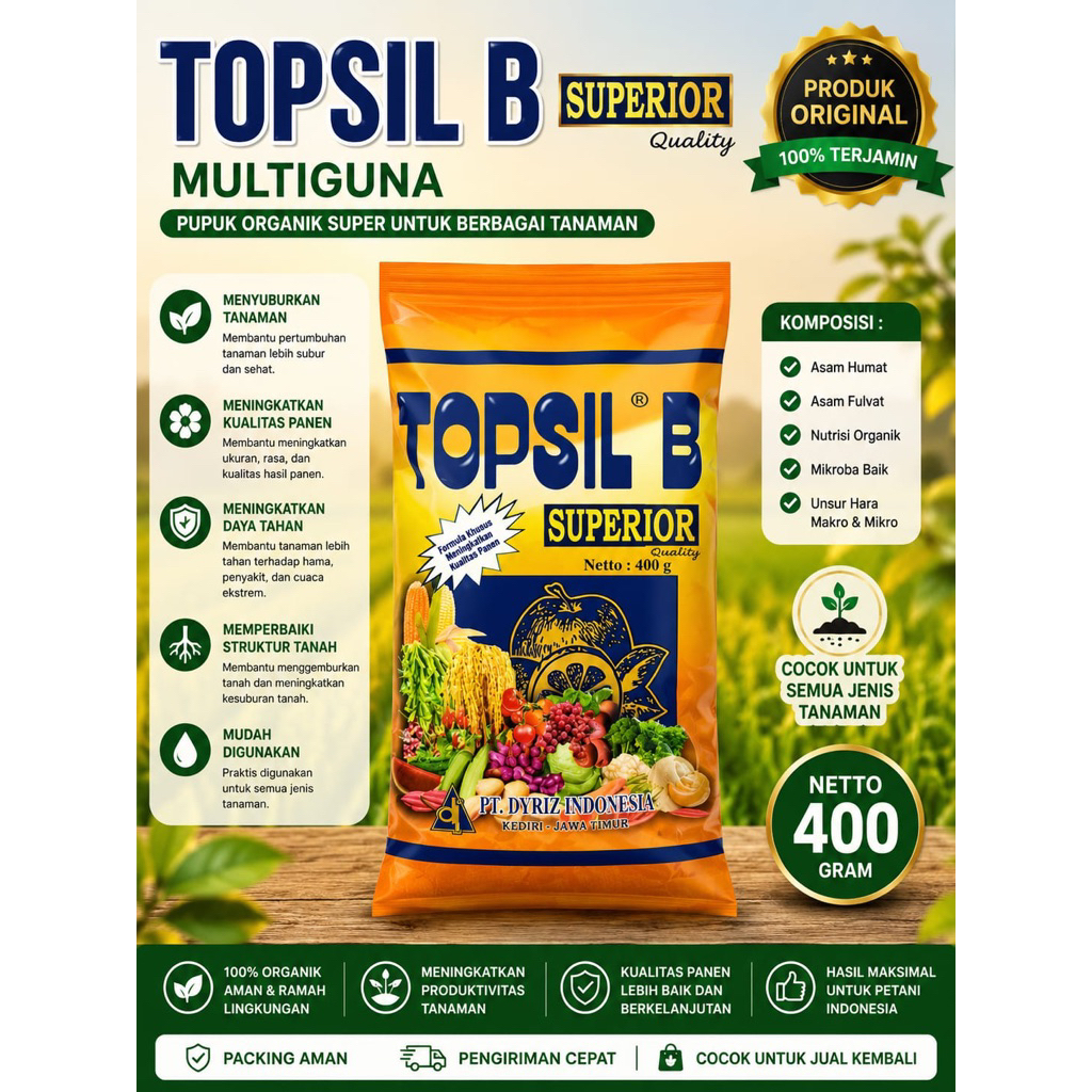 Pupuk buah TOPSIL B || Pupuk Untuk Pembuahan