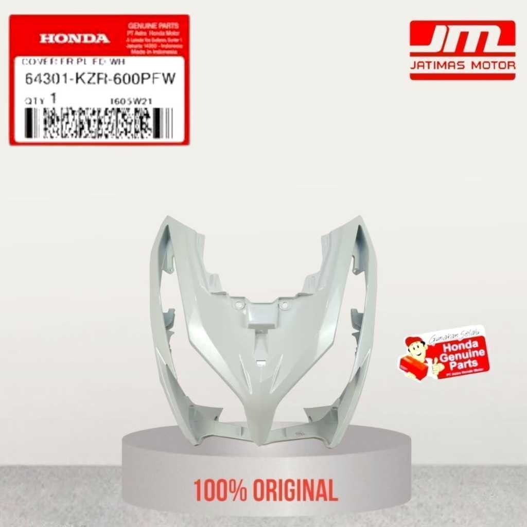 Cover tameng lampu depan vario 125 old putih mutiara 64301-KZR-600PFW