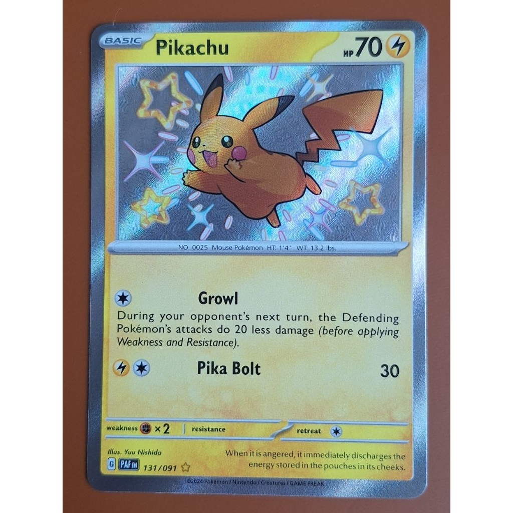TCG Pokemon Pikachu Paldean Fates (EN)