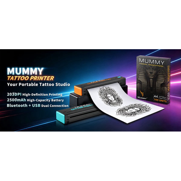 MUMMY TATTOO PRINTER THERMAL
