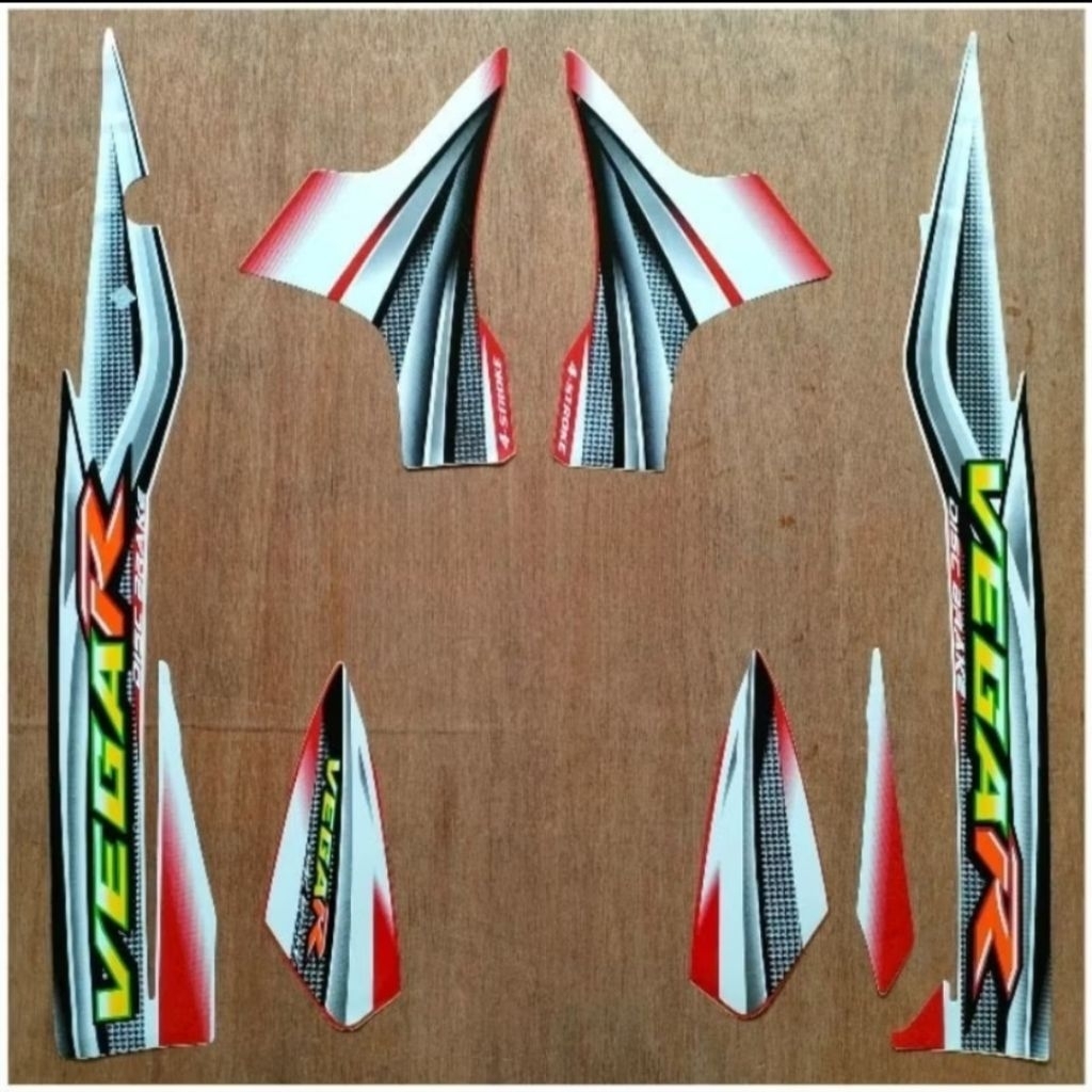 STIKER STRIPING LIST STIKER BODI YAMAHA VEGA-R LAMA VEGA LAMA TAHUN 2005 ORIGINAL
