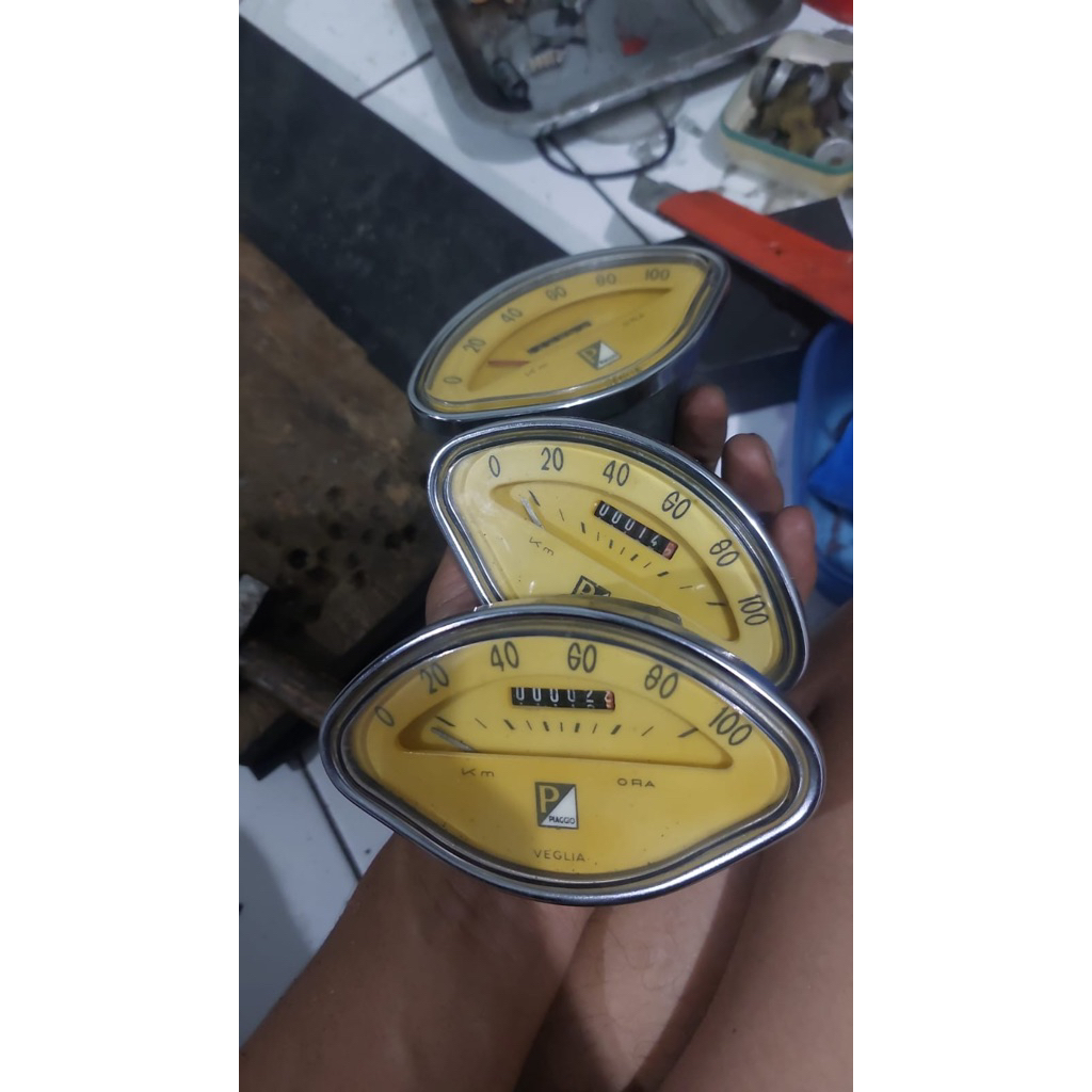 Speedometer Vespa Original VBB VBC SS90 Old Stock