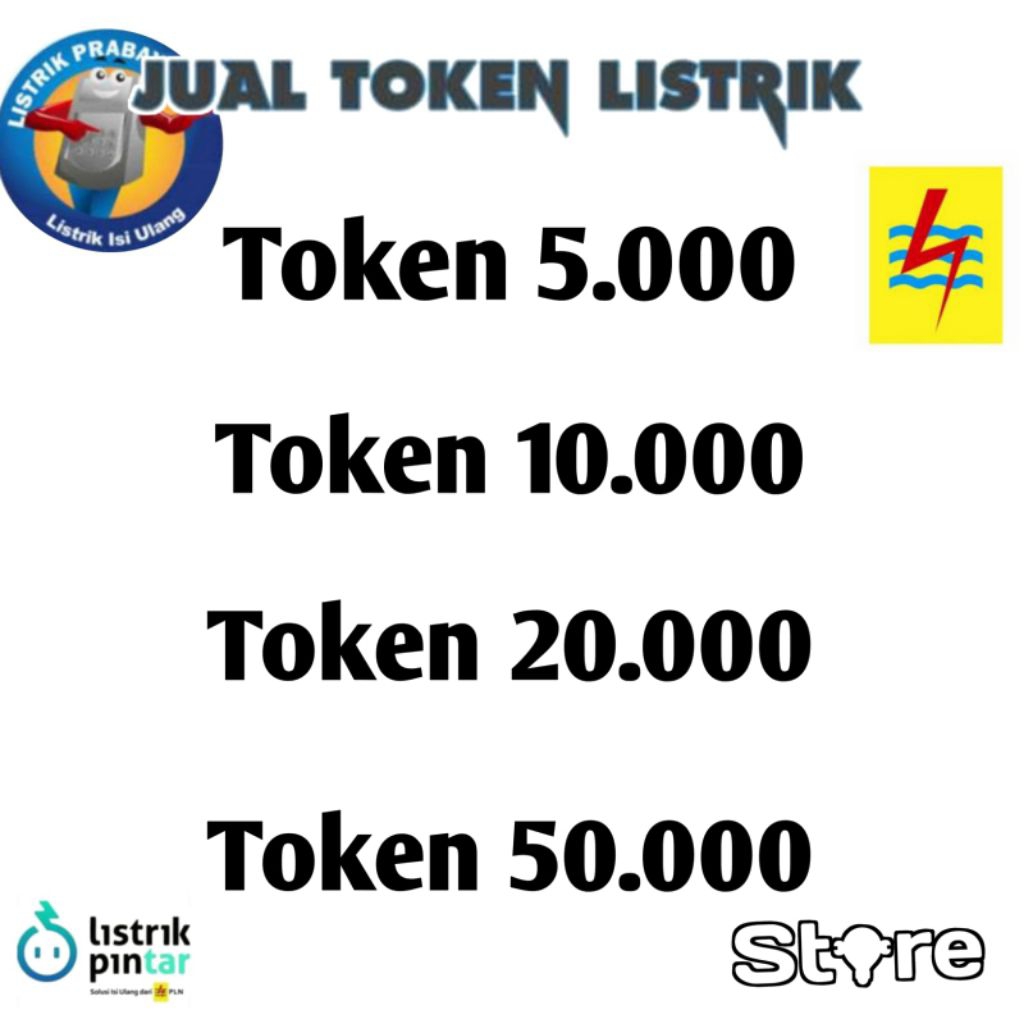 Token Listrik PLN Prabayar 5rb–50rb | Proses Cepat 24 Jam | Resmi & Aman (Token Langsung Kirim)