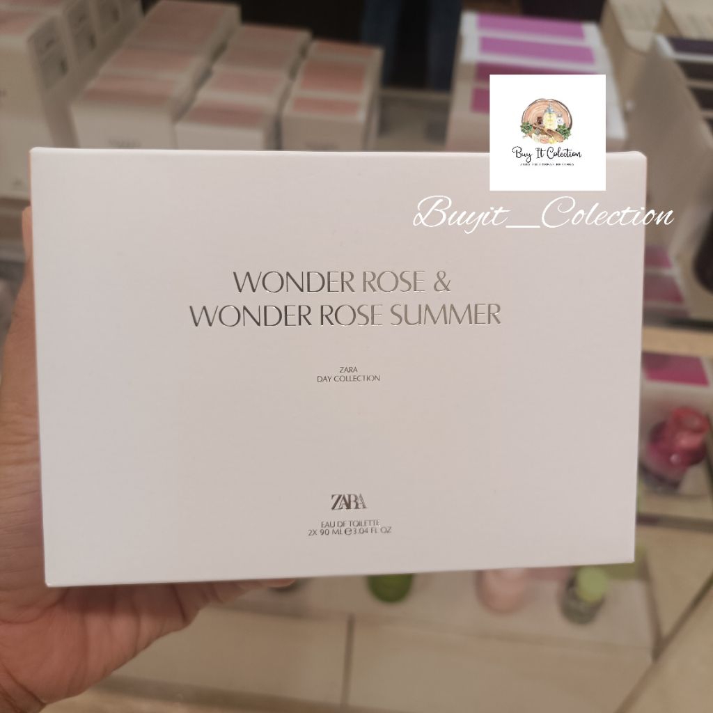 PARFUM ZARA WONDER ROSE & WONDER ROSE SUMMER NEW 2X90 ML