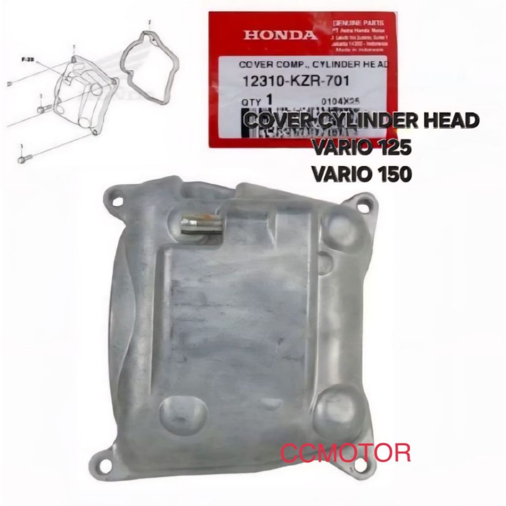 COVER CYLINDER HEAD VARIO 125 150 12310-KZR-701 ORIGINAL
