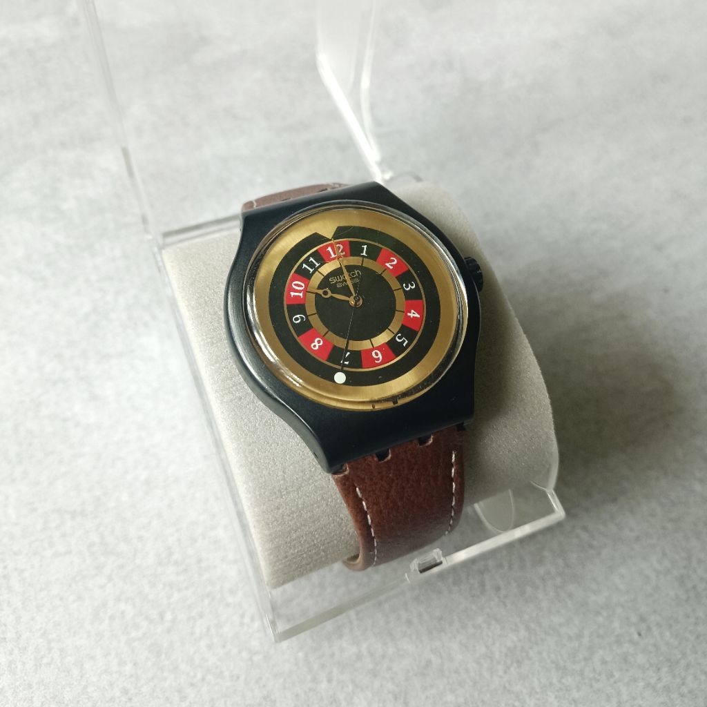Jam Tangan Swatch Watch SUDB103 Licence to Kill 007 James Bond
