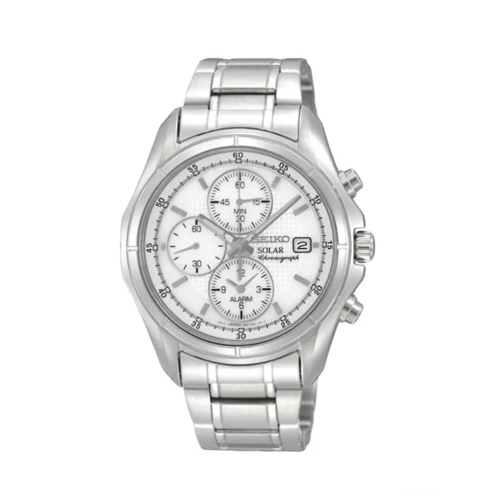 Jam Tangan Analog Pria Seiko Solar SSC003P1 Alarm Chronograph