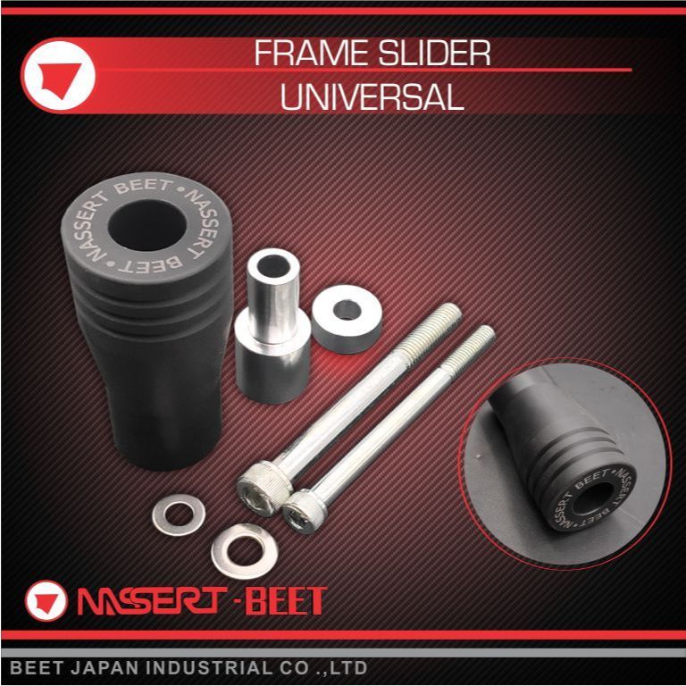 Exhaust Slider Universal NASSERT BEET | Pelindung Knalpot Anti Crash, Jalu Knalpot
