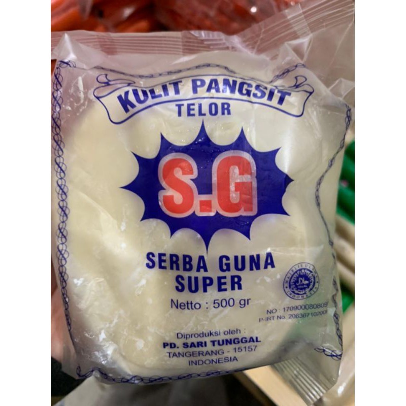 KULIT PANGSIT SG BULAT 500GR