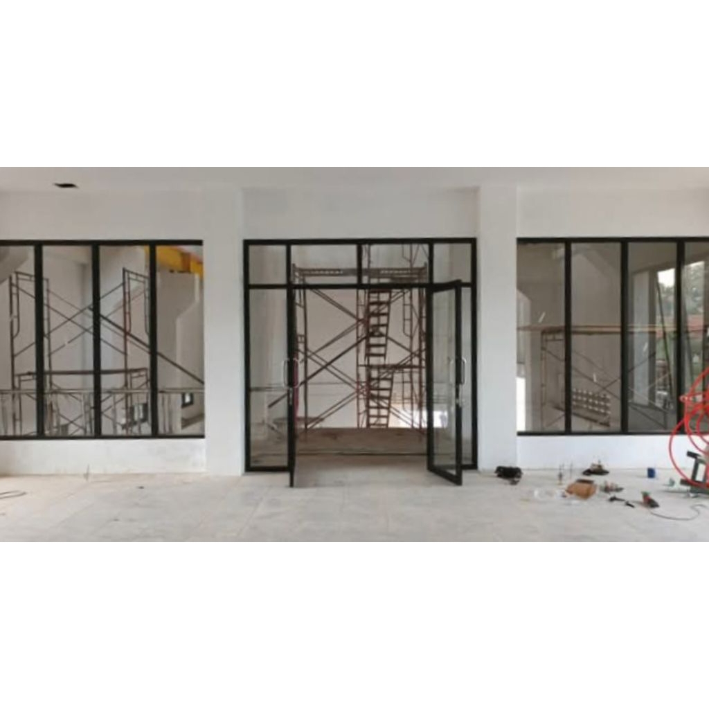partisi aluminium kaca