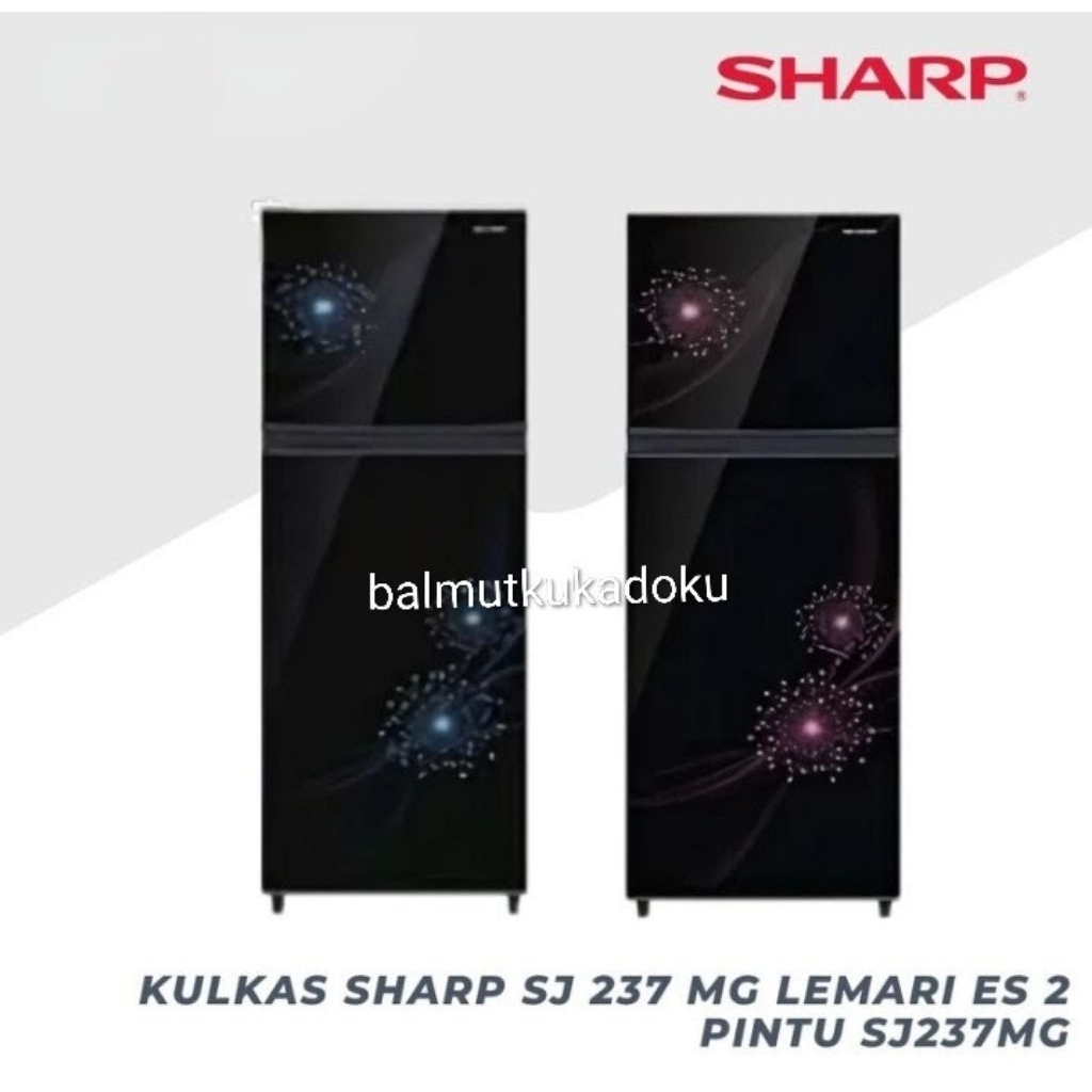 KULKAS SHARP SJ 237 MG LEMARI ES 2 tPINTU BANDUNG