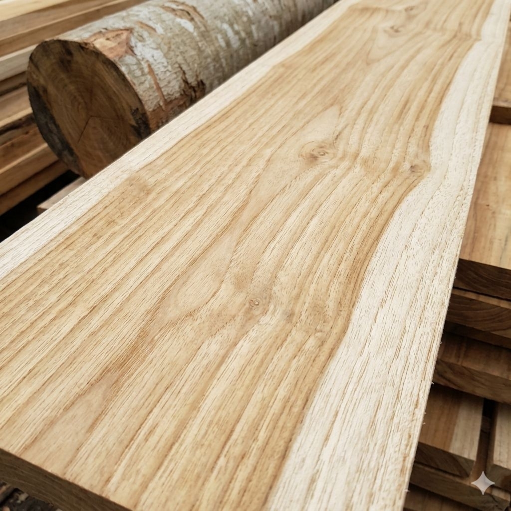 Papan Kayu Jati Tebel 1.5 cm Panjang 1-2 meter
