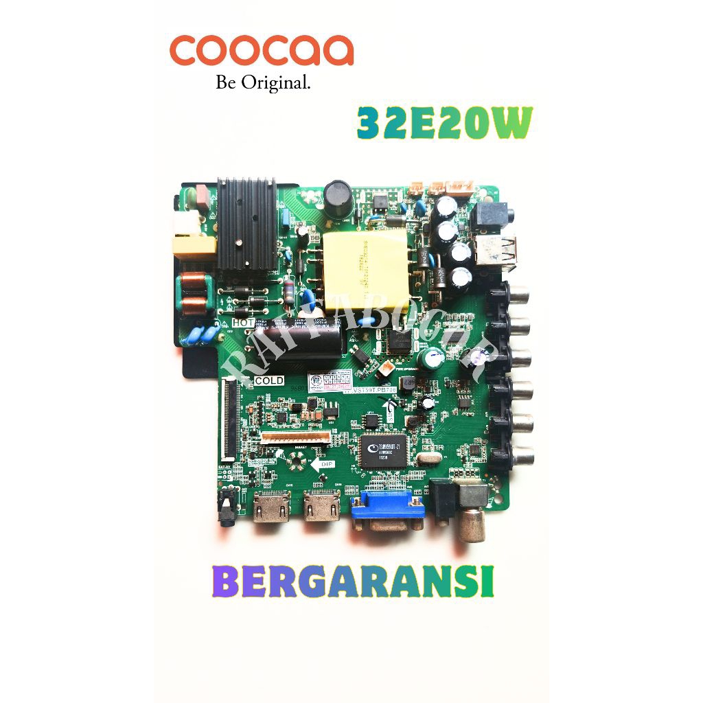 MB TV COOCAA 32E20W/MAINBOARD TV LED COOCAA 32E20W