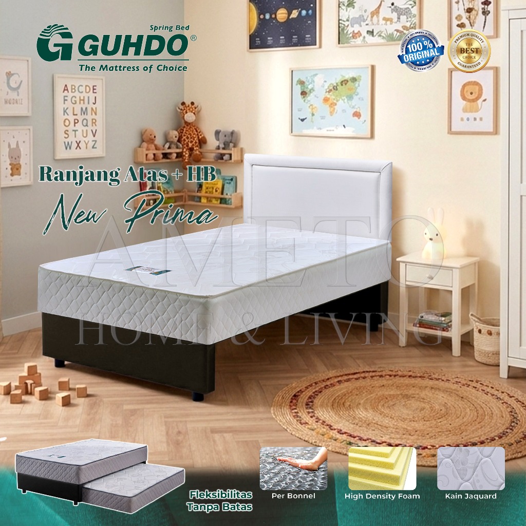 Guhdo Springbed 2 in 1 New Prima 120x200 HB Prospine (TANPA SORONG BAWAH)