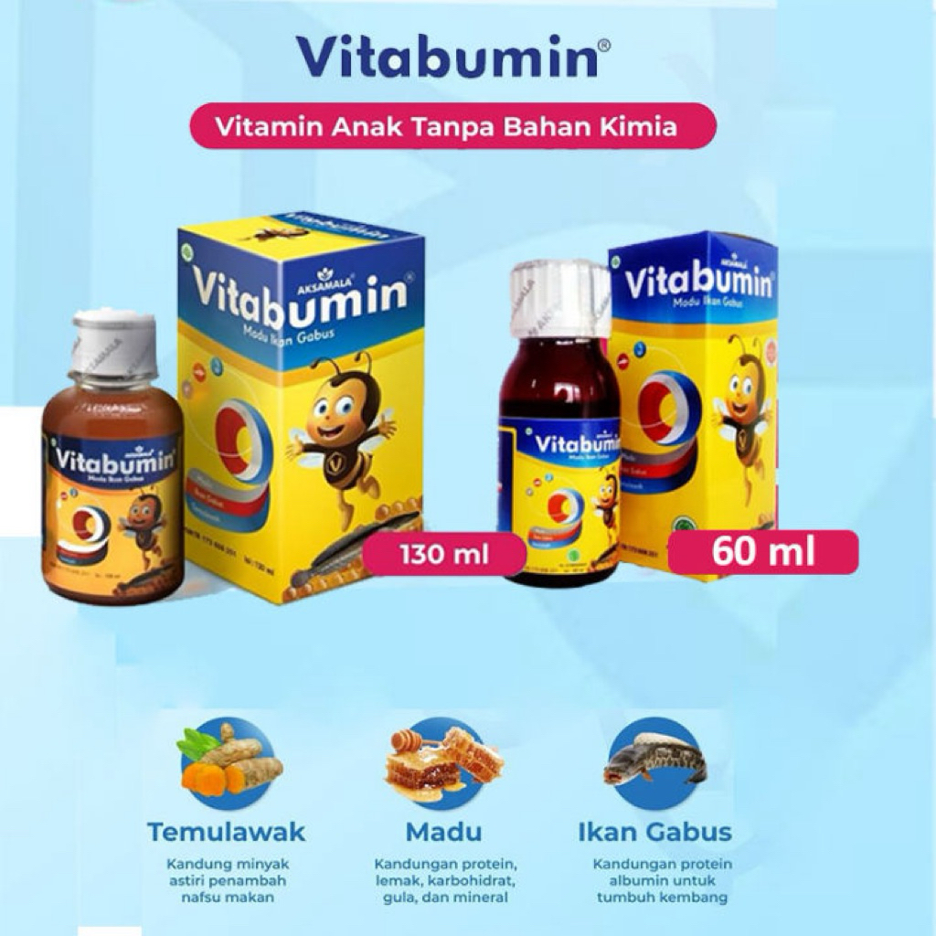 VITABUMIN NAFSU MAKAN IKAN GABUS ( penambah nafsu makan anak & kecerdasan anak )