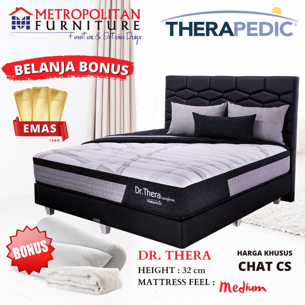 Kasur Springbed Therapedic Dr. Thera Spring bed matrass