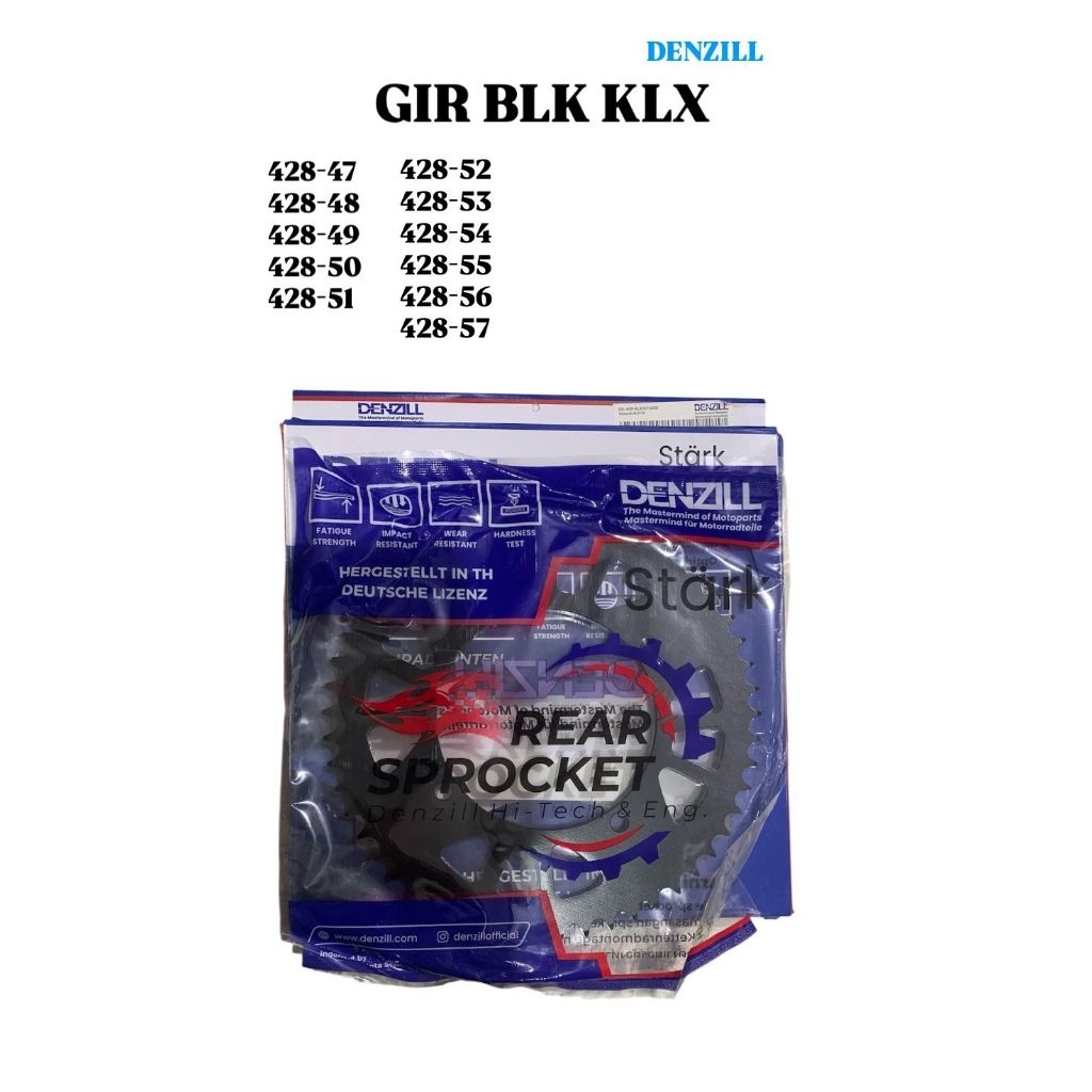 GIR BELAKANG KLX DENZILL