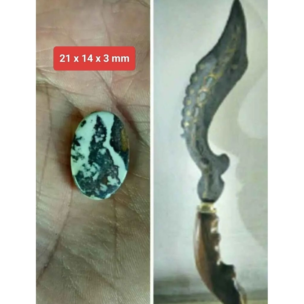 Batu akik bergambar asli alam