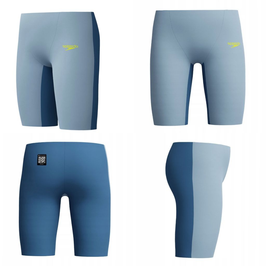 CELANA RENANG SPEEDO BOYS FASTSKIN ENDURANC3+ M4X H1GH W4IST3D JAMMER BLUE