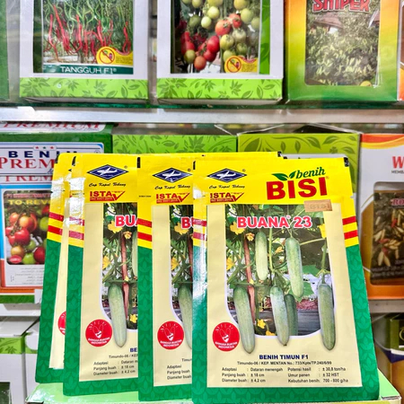 BENIH TIMUN BUANA 23 isi 20gram - Bibit TIMUN BUANA HIBRIDA F1
