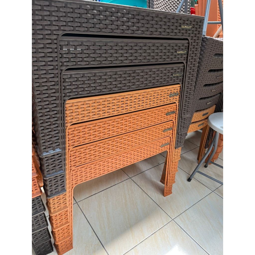 MEJA NAPOLLY MAPAN 75 / MEJA PLASTIK / MEJA PLASTIK CAFE NAPOLLY