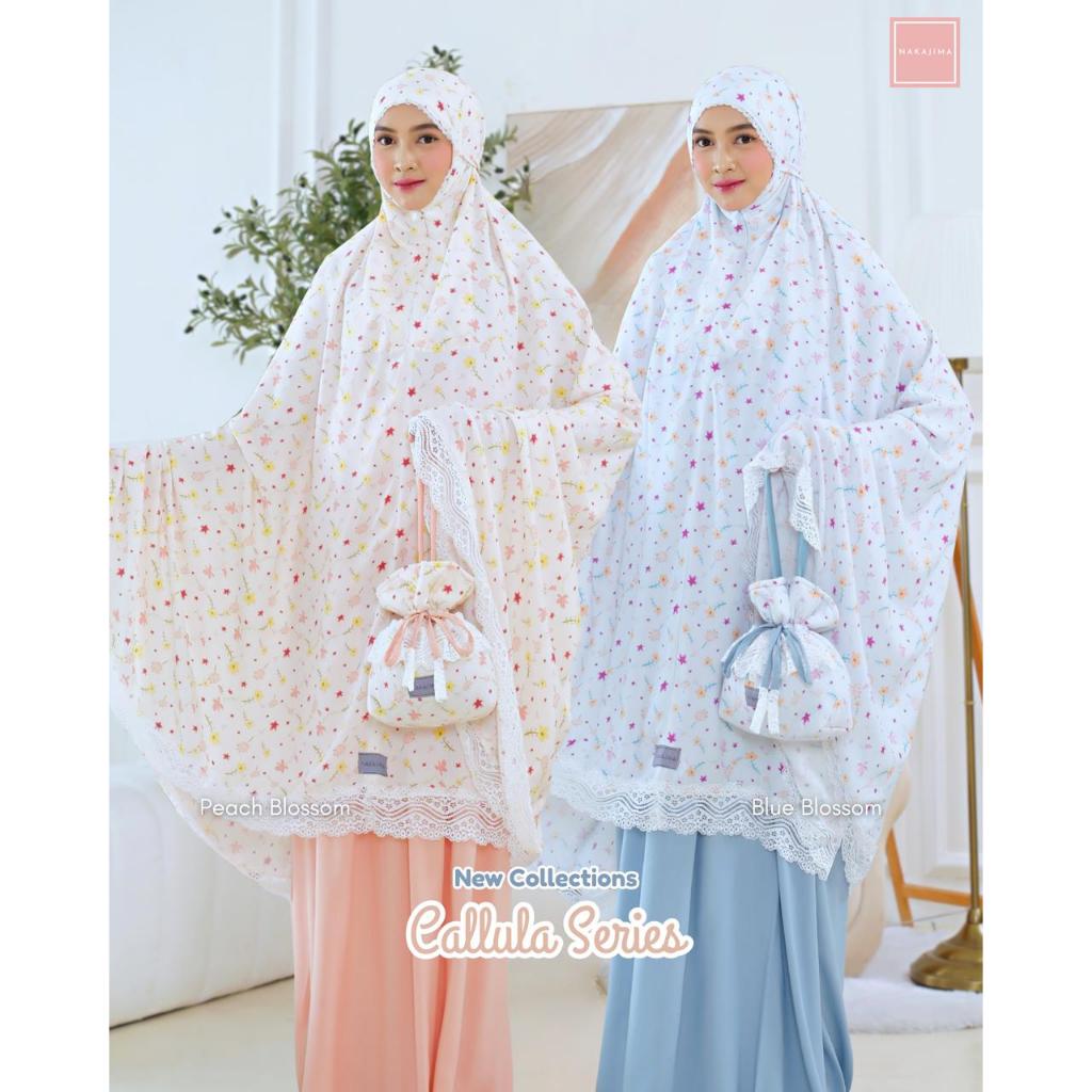 Nakajima-Mukena Katun Rayon Callula | Lembut Paling Adem untuk Ibadah
