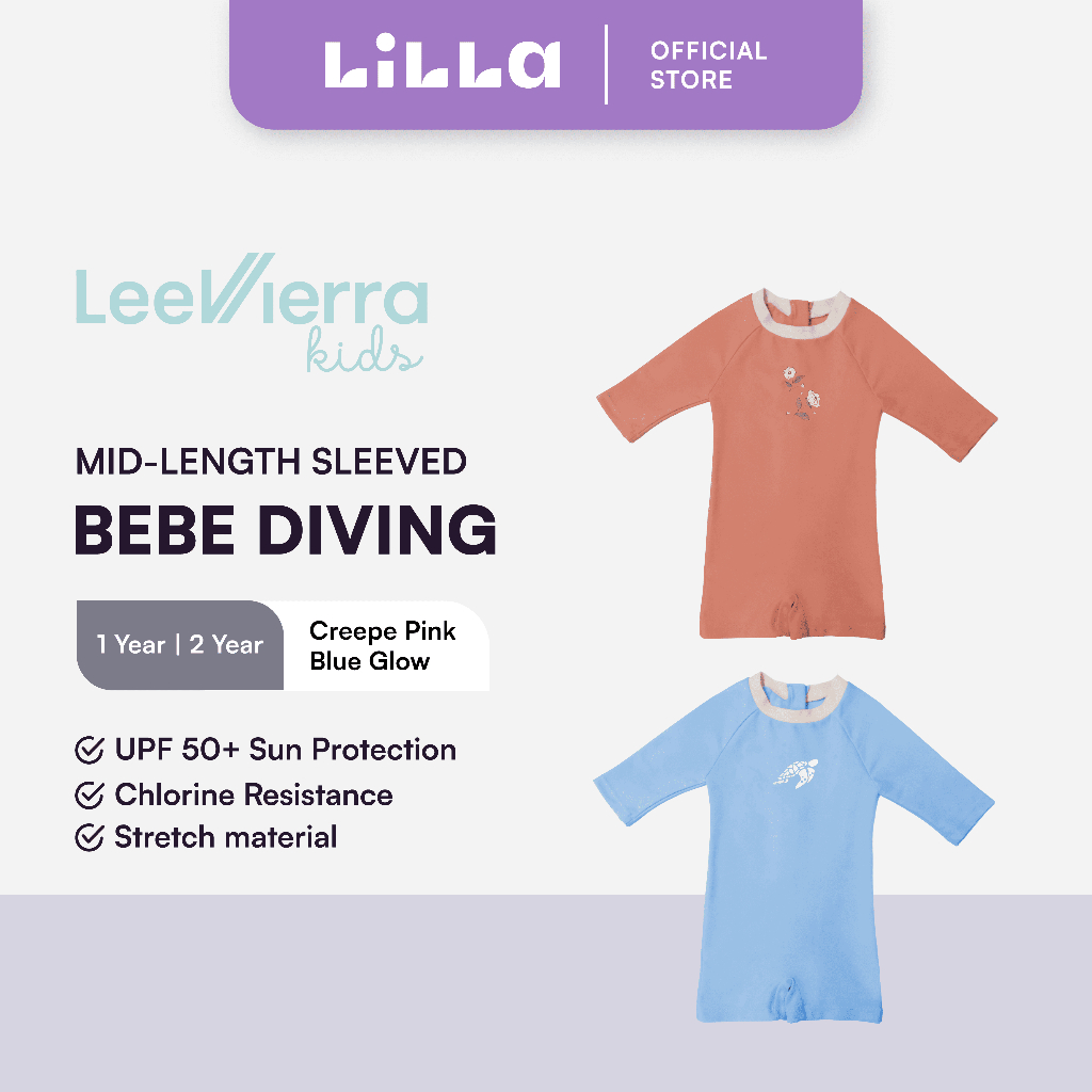 LEE VIERRA KIDS - Mid-Length Sleeved Bebe Diving