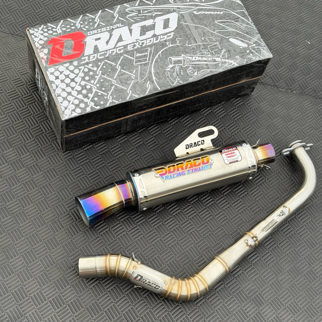 Knalpot Draco non samlong type XR1 original