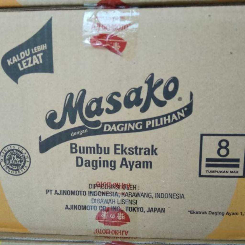 (sidoarjo) Masako Penyedap Rasa Sapi dan Ayam 1dus (12x6x10sachet)