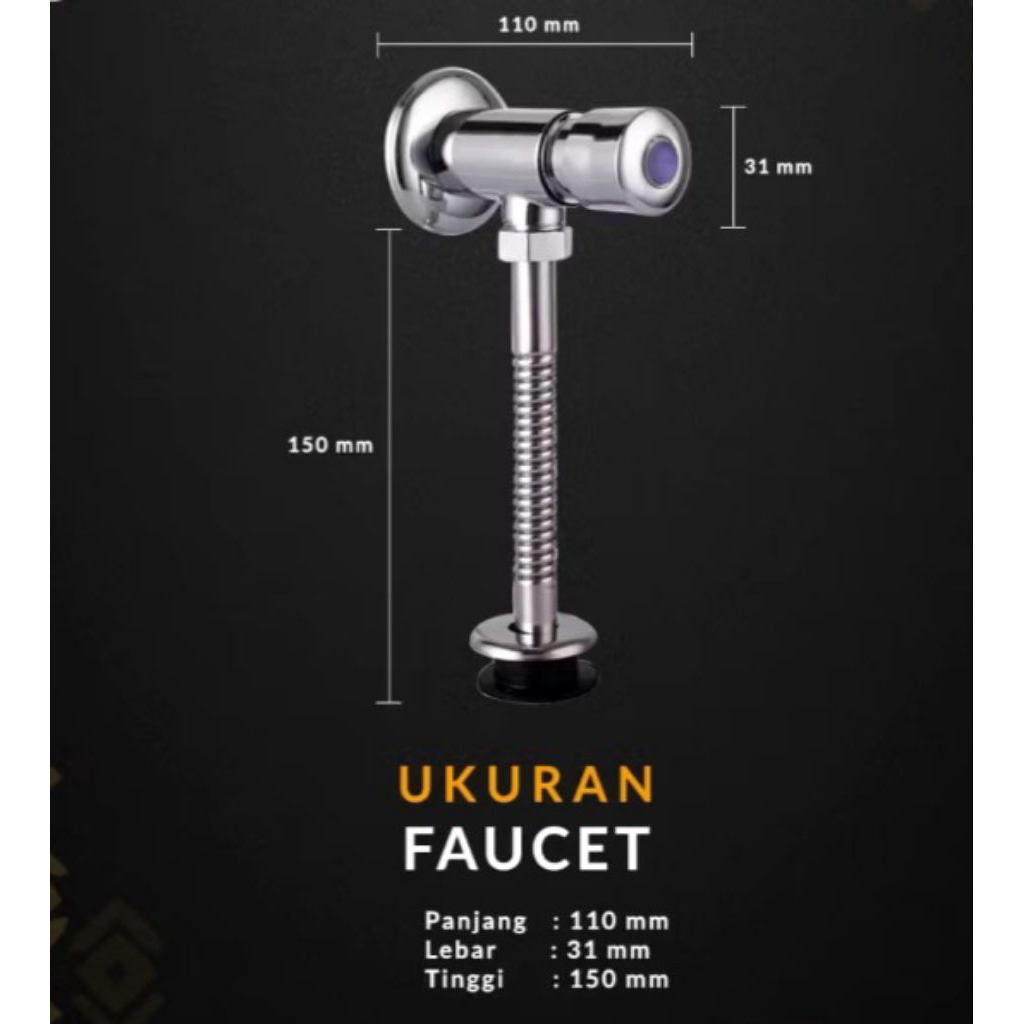 kran flush wc laki- laki