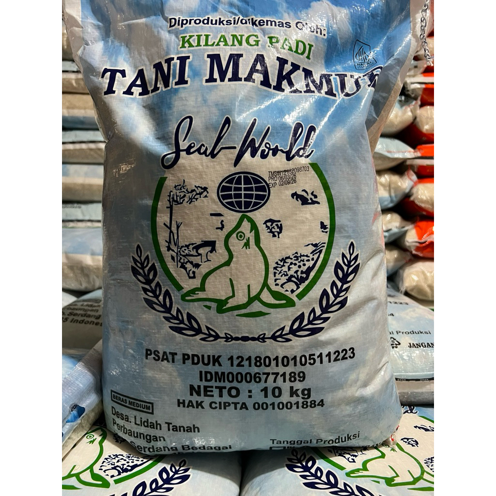 Beras Enak, Beras Putih, Beras Pulen, Beras Medium, Beras Tani Makmur 5kg