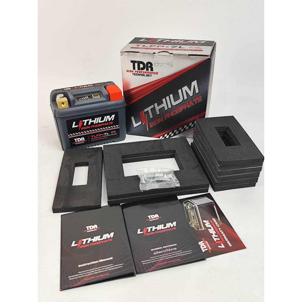TDR AKI Litihium KTM HUSQVARNA Ninja 150R / Ninja 150RR Satria 150 Vario Beat CBR150 TLFP-7L 12V