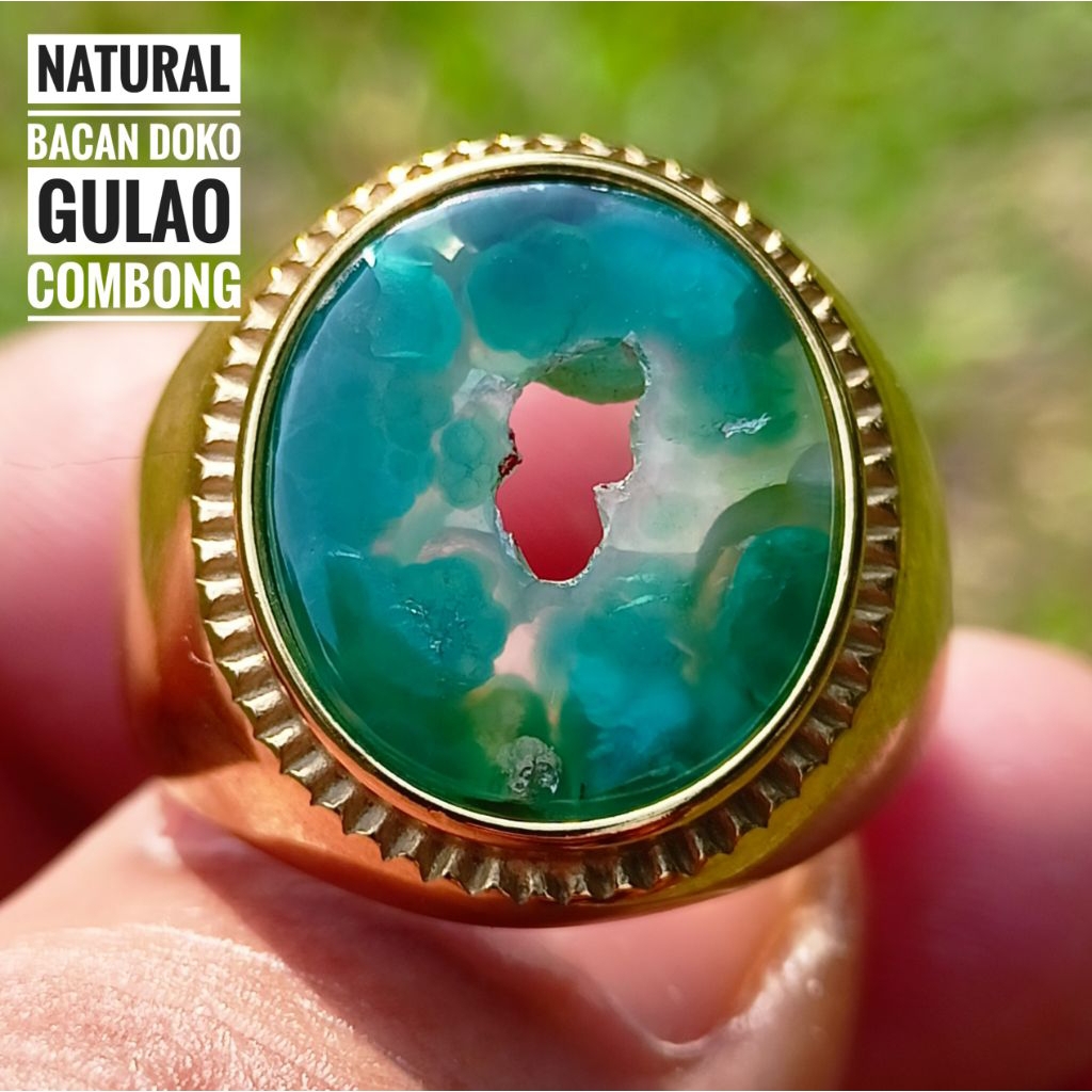 CINCIN NATURAL BATU BACAN DOKO GULAO COMBONG 100%ORI